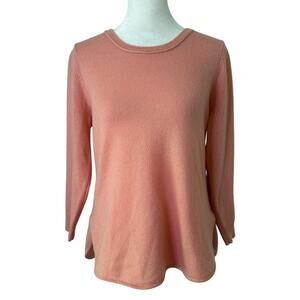 Sparrow Anthropologie pink knit long sleeve sweater size M